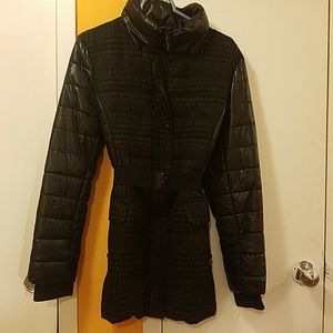 Kensie flannel front winter coat.